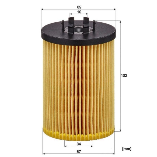 &Ouml;lfilter MANN-FILTER HU 715/5 x f&uuml;r BMW