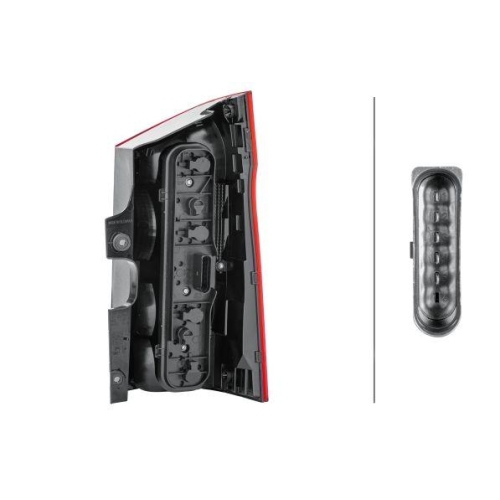 HELLA Heckleuchte 2SK 011 813-211 für MERCEDES-BENZ, links
