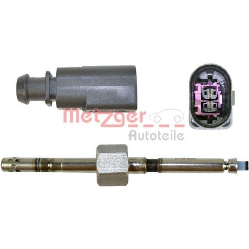 Sensor, Abgastemperatur METZGER 0894287 ORIGINAL ERSATZTEIL f&uuml;r VAG