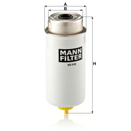 Kraftstofffilter MANN-FILTER WK 8105 f&uuml;r FORD FORD USA SPERRY NEW HOLLAND