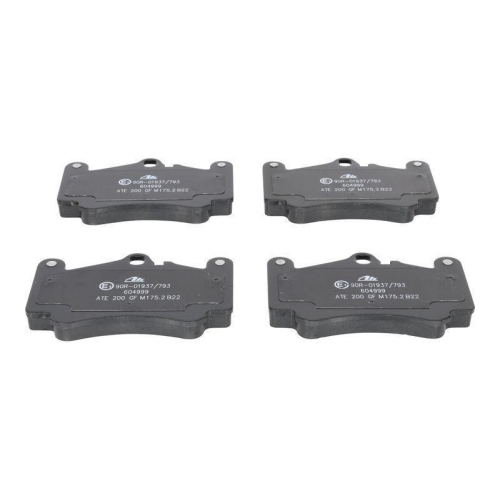 Bremsbelagsatz, Scheibenbremse ATE 13.0460-4999.2 f&uuml;r PORSCHE, Vorderachse