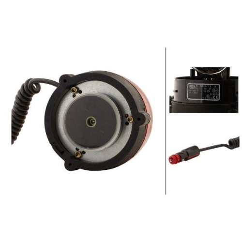 HELLA Rundumkennleuchte 2RL 007 337-031 Rotafix für DAF MERCEDES-BENZ SCANIA