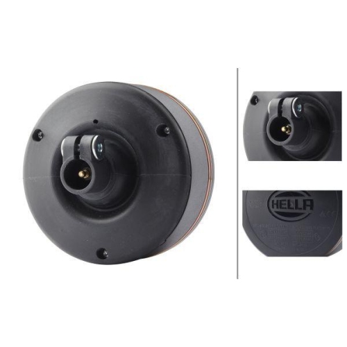 HELLA Blitz-Kennleuchte 2XD 455 255-011 K-LED Rebelution f&uuml;r DAF FRUEHAUF