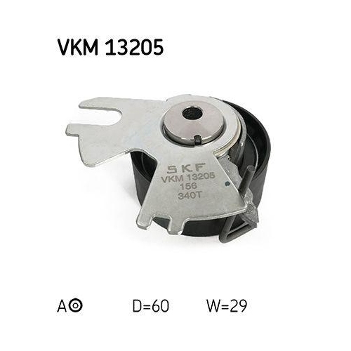 Spannrolle, Zahnriemen SKF VKM 13205 f&uuml;r CITRO&Euml;N FIAT FORD PEUGEOT TOYOTA