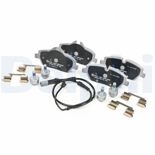 DELPHI LP5001EV Bremsbelagsatz, Scheibenbremse f&uuml;r BMW, Vorderachse