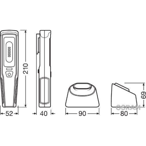 Handleuchte ams-OSRAM LEDIL207 LEDinspect PROFESSIONAL 150 für