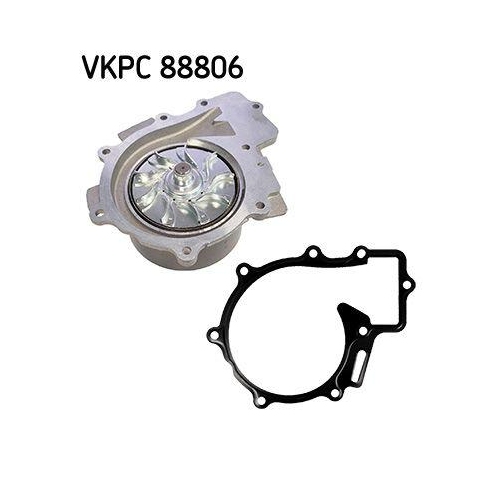 Wasserpumpe, Motork&uuml;hlung SKF VKPC 88806 f&uuml;r MERCEDES-BENZ