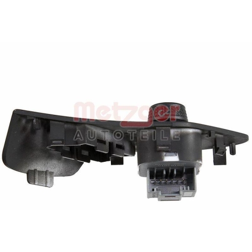 Schalter, Außenspiegelverstellung METZGER 09161015 GREENPARTS für VW