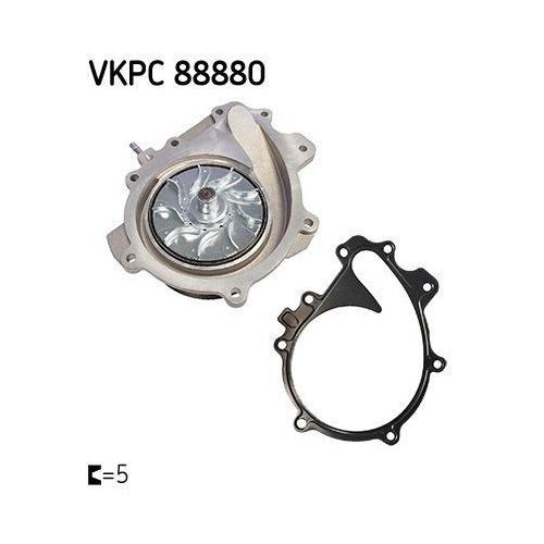 Wasserpumpe, Motork&uuml;hlung SKF VKPC 88880 f&uuml;r MERCEDES-BENZ