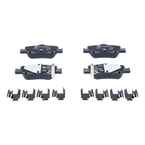 Bremsbelagsatz, Scheibenbremse ATE 13.0460-5604.2 f&uuml;r TOYOTA, Hinterachse