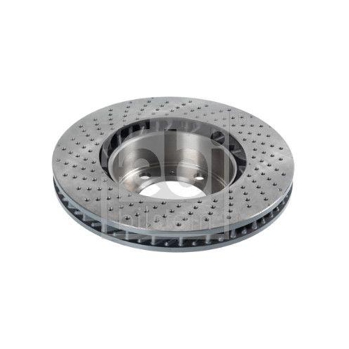 Bremsscheibe FEBI BILSTEIN 108214 f&uuml;r PORSCHE, Vorderachse rechts