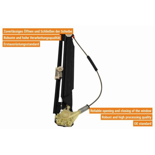 Fensterheber VAICO V20-9732 Original VAICO Qualität für BMW, hinten links