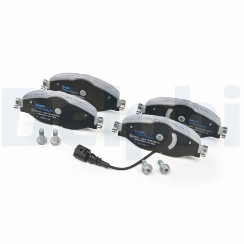 DELPHI LP5006EV Bremsbelagsatz, Scheibenbremse f&uuml;r AUDI SEAT SKODA VW