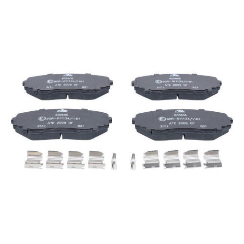 Bremsbelagsatz, Scheibenbremse ATE 13.0460-5606.2 f&uuml;r MAZDA, Vorderachse