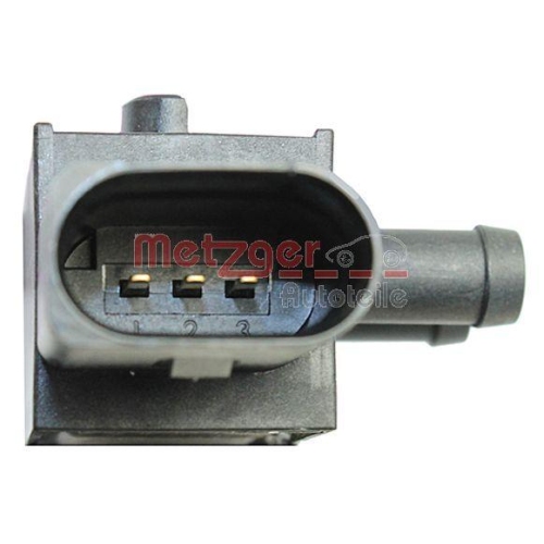 Sensor, Abgasdruck METZGER 0906298 ORIGINAL ERSATZTEIL f&uuml;r MAZDA