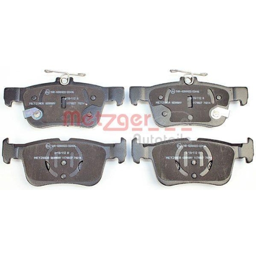 Bremsbelagsatz, Scheibenbremse METZGER 1170827 GREENPARTS f&uuml;r FORD FORD USA