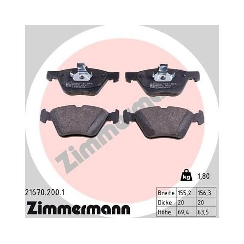 Bremsscheibe ZIMMERMANN 400.1443.52 SPORT Z für CHRYSLER MERCEDES-BENZ