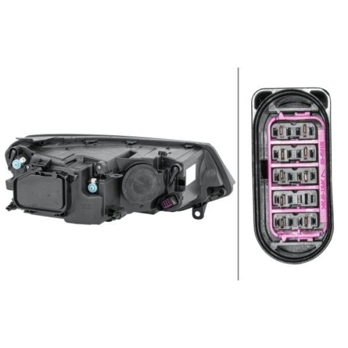 HELLA Hauptscheinwerfer 1EJ 010 328-211 f&uuml;r AUDI VW, links