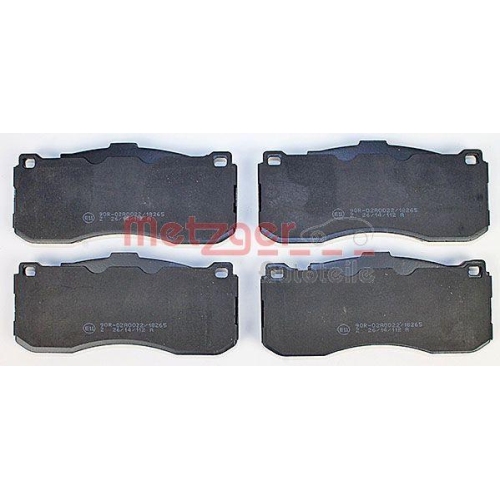 Bremsbelagsatz, Scheibenbremse METZGER 1170830 f&uuml;r BMW, Vorderachse