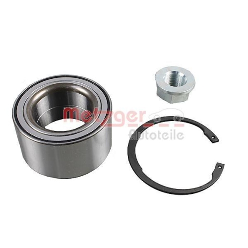 Radlagersatz METZGER WM 2186 f&uuml;r MERCEDES-BENZ, Hinterachse, Vorderachse