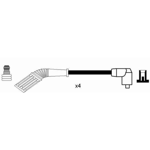 Z&uuml;ndleitungssatz NGK 2997 f&uuml;r ALFA ROMEO FIAT LANCIA FERRARI MASERATI ABARTH