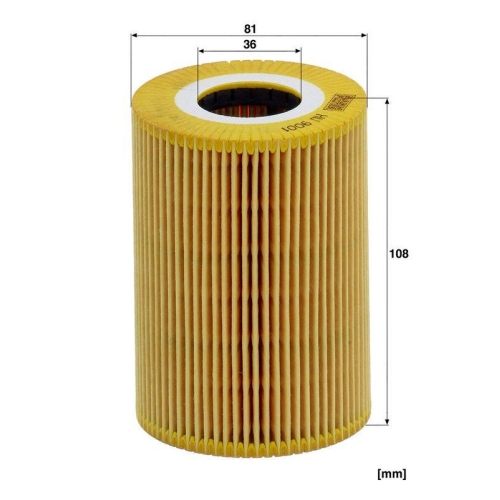 &Ouml;lfilter MANN-FILTER HU 9001 y f&uuml;r PORSCHE