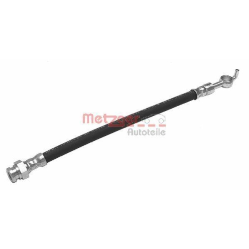 Bremsschlauch METZGER 4112230 f&uuml;r MAZDA, Hinterachse links, Hinterachse rechts