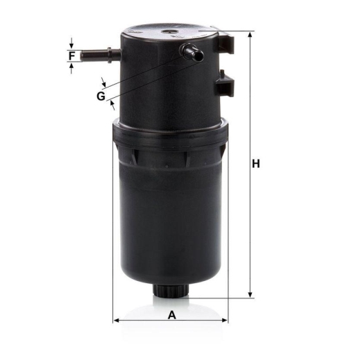 Kraftstofffilter MANN-FILTER WK 9016 f&uuml;r VAG