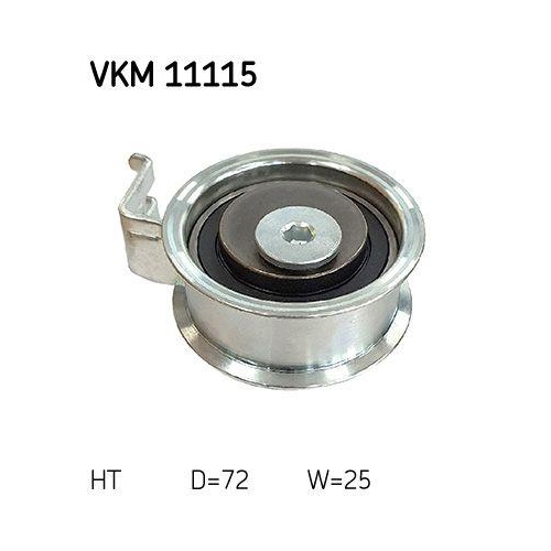 Spannrolle, Zahnriemen SKF VKM 11115 für AUDI SEAT SKODA VW VW (FAW), links oben