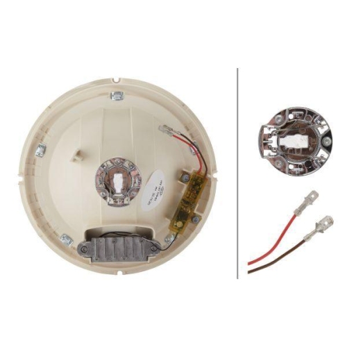HELLA Scheinwerfereinsatz, Fernscheinwerfer 1F8 161 326-011 f&uuml;r DAF SCANIA