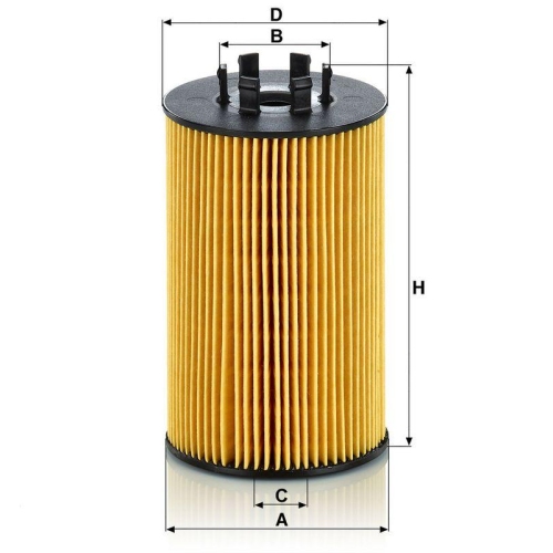 &Ouml;lfilter MANN-FILTER HU 9007 z f&uuml;r MERCEDES-BENZ BOMAG MANITOU
