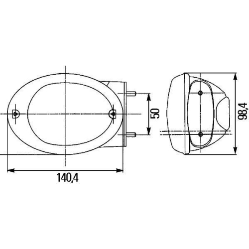 HELLA Blinkleuchte 2BE 343 130-401 für AGCO, beidseitig