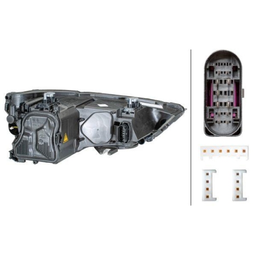 HELLA Hauptscheinwerfer 1EL 354 837-051 für AUDI, links