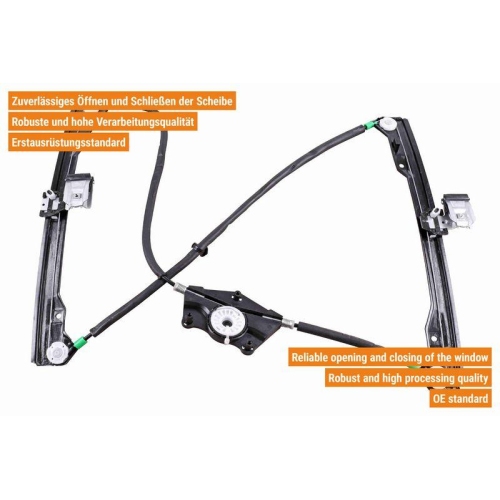 Fensterheber VAICO V10-8761 Original VAICO Qualit&auml;t f&uuml;r SEAT SKODA VW VAG