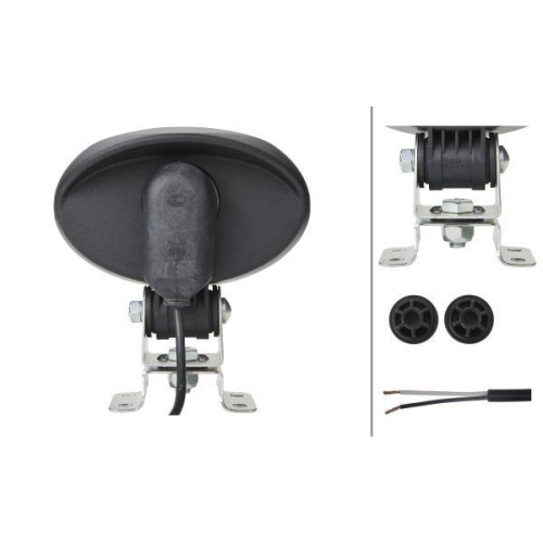 HELLA Arbeitsscheinwerfer 1GA 996 161-391 f&uuml;r AEBI YANMAR TEREX