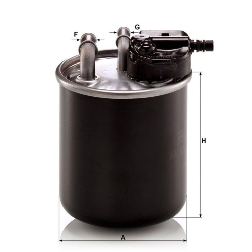 Kraftstofffilter MANN-FILTER WK 820/15 f&uuml;r MERCEDES-BENZ NISSAN