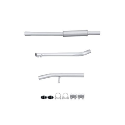 HELLA Mittelschalldämpfer 8LC 366 023-521 Easy2Fit –