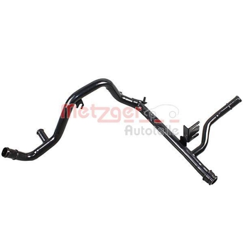 K&uuml;hlmittelrohrleitung METZGER 4010256 f&uuml;r AUDI SEAT SKODA VW, Motorraum