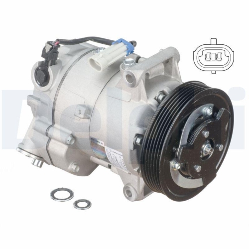 Kompressor, Klimaanlage DELPHI TSP0155949 für OPEL VAUXHALL