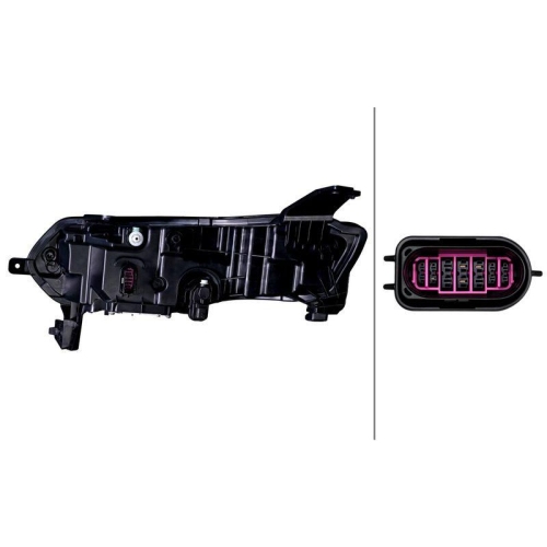 HELLA 1EX 015 142-921 Hauptscheinwerfer f&uuml;r RENAULT, rechts