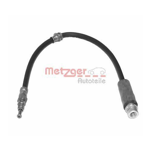Bremsschlauch METZGER 4112313 f&uuml;r FORD, Vorderachse links, Vorderachse rechts