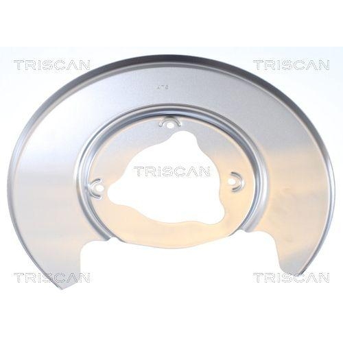 Spritzblech, Bremsscheibe TRISCAN 8125 81207 f&uuml;r TESLA, Hinterachse rechts