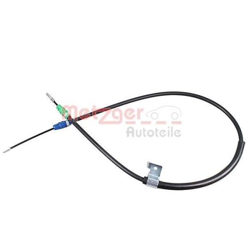 Seilzug, Feststellbremse METZGER 1.FD022 f&uuml;r FORD, hinten links