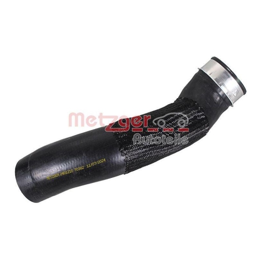 Ladeluftschlauch METZGER 2401210 für BMW, Ausgang, Ladeluftkühler, links, unten