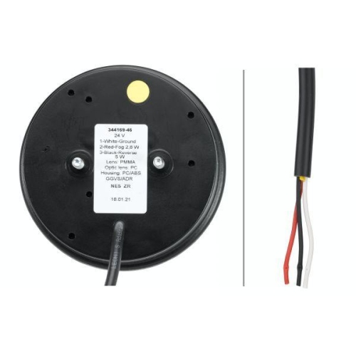 HELLA Heckleuchte 2NR 344 169-461 für SOMMER, links, rechts