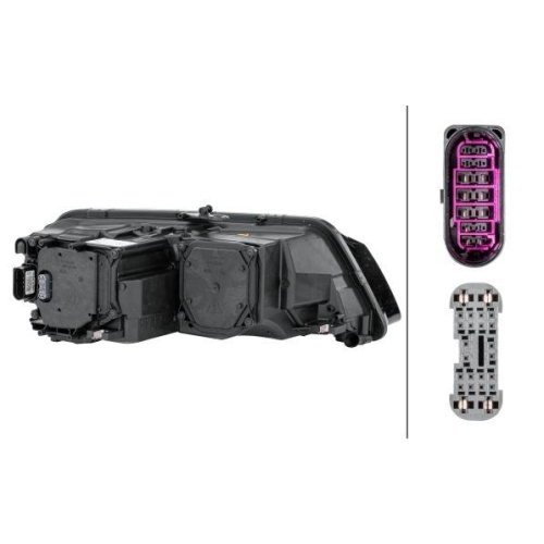 HELLA Hauptscheinwerfer 1EX 010 188-611 für AUDI, links