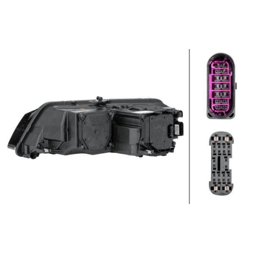 HELLA Hauptscheinwerfer 1EX 010 188-621 für AUDI, rechts