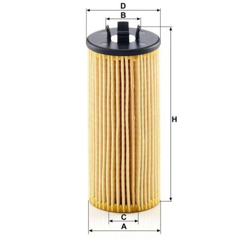 &Ouml;lfilter MANN-FILTER HU 6015 z KIT f&uuml;r BMW