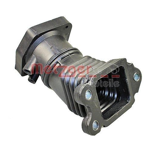 Schlauch, Luftversorgung METZGER 2388004 f&uuml;r FORD VOLVO, Ansaugkr&uuml;mmer