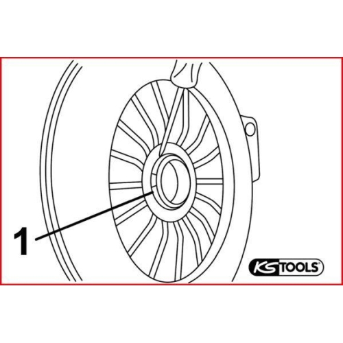 Montagewerkzeug, Ausrücklager KS TOOLS 911.2445 für